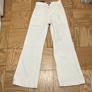 Ramy Brook White Flare Wide Leg Jeans
